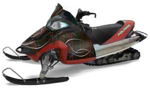 Polaris Fusion Sled Graphic Kit - 2005-2007 The One Red
