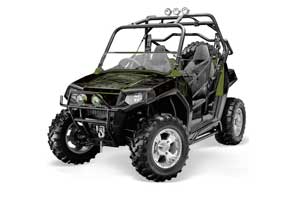 Polaris RZR 800 / 800S Graphic Kit - 2006-2010 Silver Star - Reloaded Green
