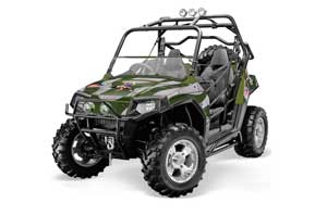 Polaris RZR 800 / 800S Graphic Kit - 2006-2010 T Bomber Green