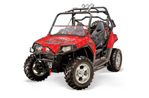 Polaris RZR 800 / 800S Graphic Kit - 2006-2010 Reloaded Red