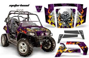 Polaris RZR 800 / 800S Graphic Kit - 2006-2010 Motorhead Purple