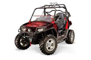 Polaris RZR 800 / 800S Graphic Kit - 2006-2010 Reloaded Red