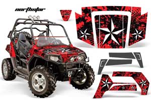 Polaris RZR 800 / 800S Graphic Kit - 2006-2010 Northstar Red