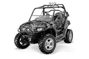 Polaris RZR 800 / 800S Graphic Kit - 2006-2010 Northstar Silver