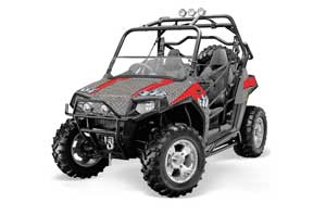 Polaris RZR 800 / 800S Graphic Kit - 2006-2010 Diamond Race Silver