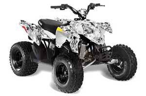 Polaris Outlaw 90 / 110 ATV Graphic Kit - 2002-2020 Butterfly Black