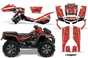 Can Am Outlander XMR 800R ATV Graphic Kit - 2006-2012 Reaper Red