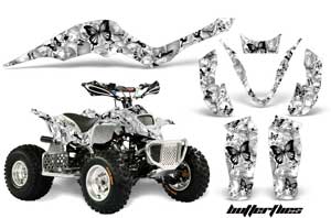 Apex Pro Shark MXR 70 / 90 ATV Graphic Kit - All Years Butterfly Black