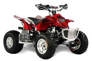 Apex Pro Shark MXR 70 / 90 ATV Graphic Kit - All Years Carbon X Red