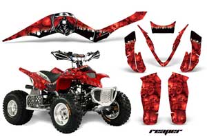 Apex Pro Shark MXR 70 / 90 ATV Graphic Kit - All Years Reaper Red