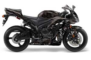 Honda CBR 600 RR Graphic Kit - 2007-2008 Reaper Black