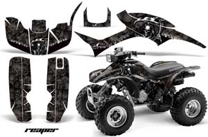 Honda TRX 300EX ATV Graphic Kit - 1993-2006 Reaper Black