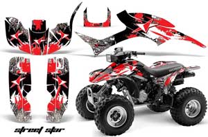 Honda TRX 300EX ATV Graphic Kit - 1993-2006 Street Star Red