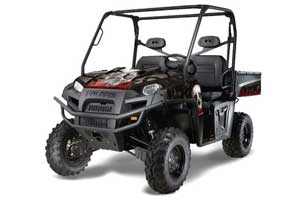 Polaris Ranger XP 500 / 800 / 900D 4x4 EFI Graphic Kit - 2010-2014 Bone Collector Black