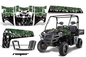 Polaris Ranger XP 500 / 800 / 900D 4x4 EFI Graphic Kit - 2010-2014 Reaper Green
