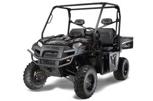 Polaris Ranger XP 500 / 800 / 900D 4x4 EFI Graphic Kit - 2010-2014 Skulls N Hammers Silver