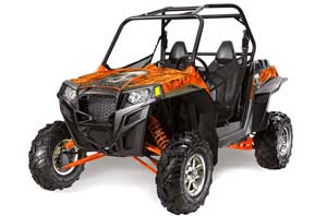 Polaris RZR 900 XP Graphic Kit - 2011-2014 Bone Collector Orange