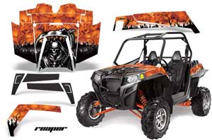 Polaris RZR 900 XP Graphic Kit - 2011-2014 Reaper Orange