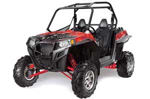 Polaris RZR 900 XP Graphic Kit - 2011-2014 Reaper Red