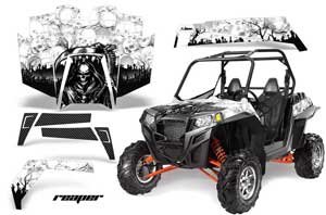 Polaris RZR 900 XP Graphic Kit - 2011-2014 Reaper White