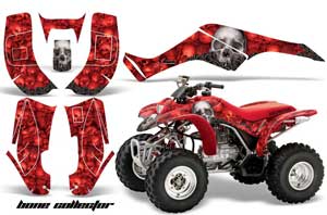 Honda TRX 250EX / 250X ATV Graphic Kit - 2002-2005 Bone Collector Red