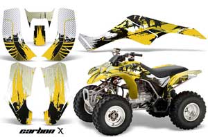 Honda TRX 250EX / 250X ATV Graphic Kit - 2002-2005 Carbon X Yellow