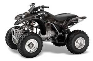 Honda TRX 250EX / 250X ATV Graphic Kit - 2002-2005 Reaper Black