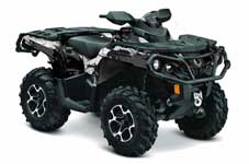 Can Am Outlander 500 / 650 / 800 / 800R / 1000 XT-P ATV Graphic Kit - 2013-2016 Carbon X Black