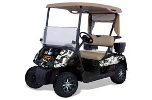EZ-GO TXT Golf Cart Graphic Kit