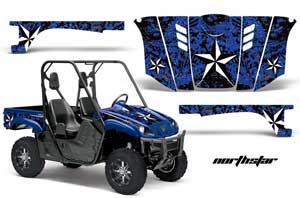 Yamaha Rhino 700 / 660 / 450 Graphic Kit - 2004-2013 Northstar Blue