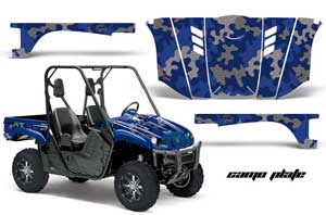 Yamaha Rhino 700 / 660 / 450 Graphic Kit - 2004-2013 Camoplate Blue