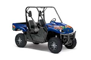 Yamaha Rhino 700 / 660 / 450 Graphic Kit - 2004-2013 Vegas Baller Blue