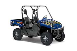 Yamaha Rhino 700 / 660 / 450 Graphic Kit - 2004-2013 Motorhead Blue