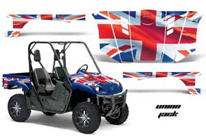 Yamaha Rhino 700 / 660 / 450 Graphic Kit - 2004-2013 Union Jack Blue