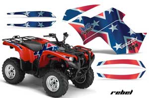 Yamaha Grizzly 700 / 550 ATV Graphic Kit - 2007-2014 Rebel
