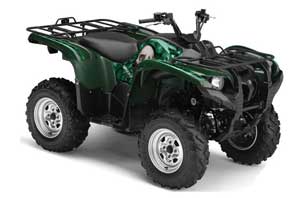 Yamaha Grizzly 700 / 550 ATV Graphic Kit - 2007-2014 Bone Collector Green