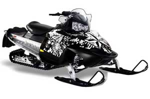 Polaris RMK / Shift / Assault Sled Graphic Kit - 2006-2020 North Star White