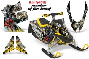 Ski Doo Rev XP Sled Graphic Kit - 2008-2012 Killers