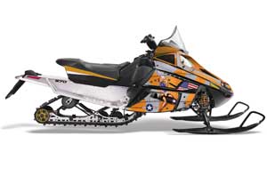 Arctic Cat F Z1 Series Sled Graphic Kit - All Years T Bomber Orange