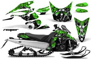 Yamaha FX Nytro Sled Graphic Kit - 2008-2014 Reaper Green