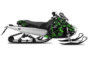 Yamaha FX Nytro Sled Graphic Kit - 2008-2014 North Star Green