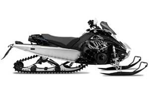 Yamaha FX Nytro Sled Graphic Kit - 2008-2014 Silver Star - Reloaded Silver