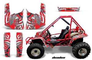 Honda Odyssey FL350 Graphic Kit - 1985 Deaden Red