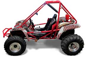 Honda Odyssey FL350 Graphic Kit - 1985 Widow Maker Red