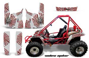 Honda Odyssey FL350 Graphic Kit - 1985 Widow Maker Red