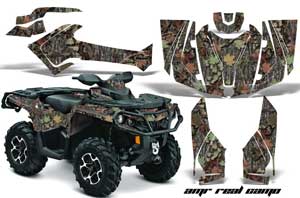 Can Am Outlander 500 / 650 / 800 / 800R / 1000 XT-P ATV Custom Graphic Kit - 2013-2016