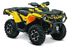 Can Am Outlander 500 / 650 / 800 / 800R / 1000 XT-P ATV Graphic Kit