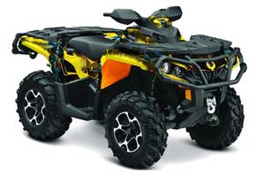 Can Am Outlander 500 / 650 / 800 / 800R / 1000 XT-P ATV Graphic Kit