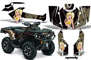 Can Am Outlander XMR 800R ATV Custom Graphic Kit - 2006-2012