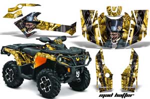 Can Am Outlander XMR 800R ATV Custom Graphic Kit - 2006-2012